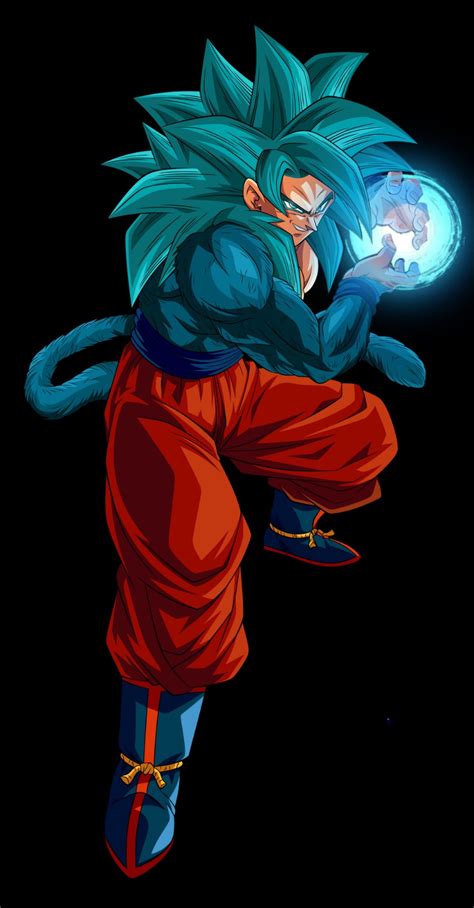 Goku Ssj4 Blue Dbz Goku Dragon Ball Pride Blue