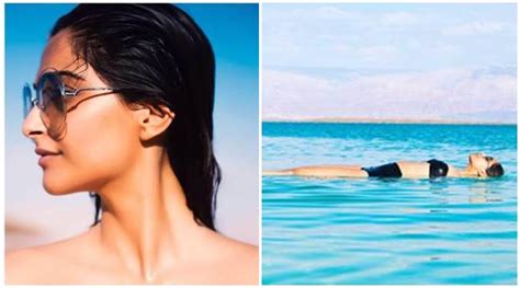 Sonam Kapoor Looks Blazing Hot In A Black Bikini See Pics