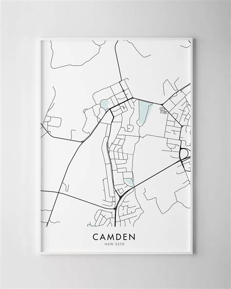 Sydney Camden Map Print Chelsea Chelsea