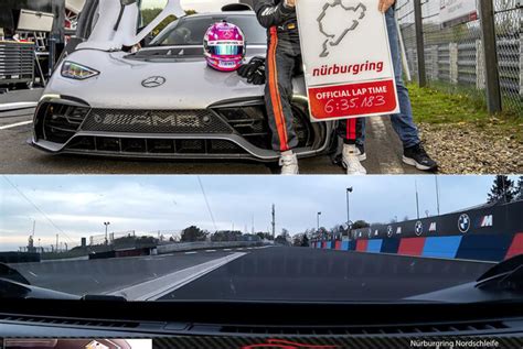 Mercedes Amg One Hypercar Sets New Production Vehicle Nurburgring