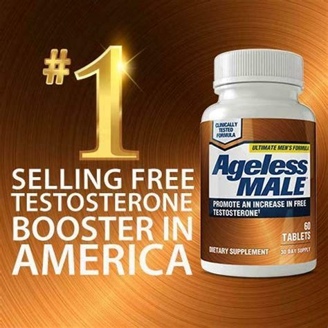 Ageless Male Testosterone Booster Supplement For Muscle Growth Performance 60 Dietary Supplements