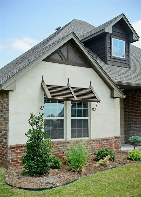White stucco, red brick and dark shutters (chron.com). Image result for craftsman with smooth stucco siding ...