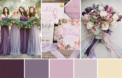 Purple Wedding Color Palette