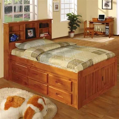 It features 6 drawers underneath and a bookcase headboard. American Furniture Classics Bookcase Bed | Kids Beds ...