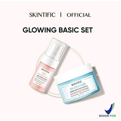 Jual Skintific Paket Bundling Glowing Basic Set Skintific Glowing