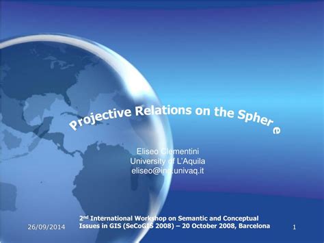 Ppt Projective Relations On The Sphere Powerpoint Presentation Free