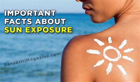 Important Facts About Sun Exposure Sanskriti Hinduism And Indian