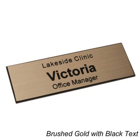 Shop For And Buy 1 Inch X 3 Inch Custom Engraved Name Badge Plastic