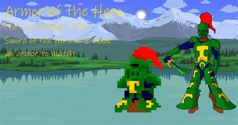 Heres My Vanity Set For The Vanity Contest The Armor Of The Hero Rterraria