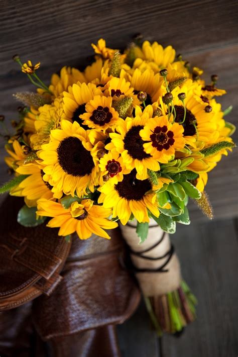 They are bright, desired, pleasantly smell. Beautiful Sunflower Bouquet Pictures, Photos, and Images ...