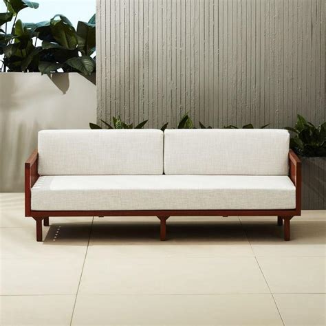 4.8 out of 5 stars, based on 6 reviews 6 ratings current price $644.99 $ 644. Wooden Arm Off White Upholstered Sofa