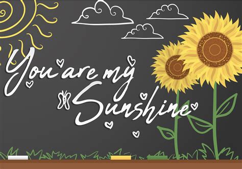 You Are My Sunshine 183237 Download Free Vectors Clipart Graphics