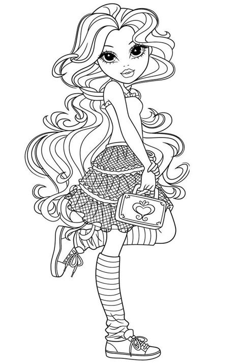Moxie Girlz Coloring Pages Free Printable Coloring Pages For Kids