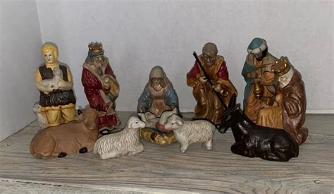 11 Piece Nativity Set Etsy