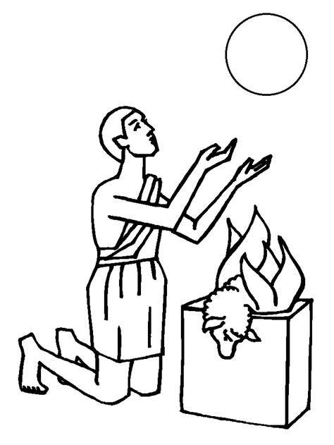 Coloring Pages Plus :: Cain & Abel Bible Coloring Book Pages - Coloring