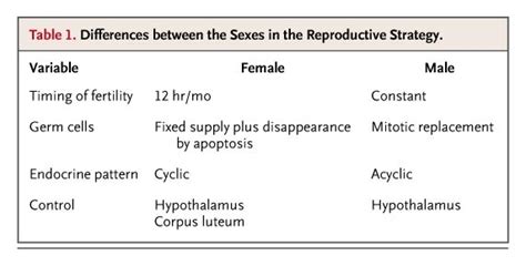The Biology Of Human Sex Differences Nejm
