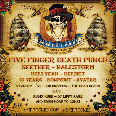 Good show but weird line up, every band was completely different genre wise. ShipRocked 2016 Lineup | ZRock