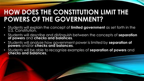 Nevertheless, the bank bill passed the house easily, by a vote of 39 to 20, and president george washington signed it into law on february 25, 1791. How does the Constitution limit the powers of the government?