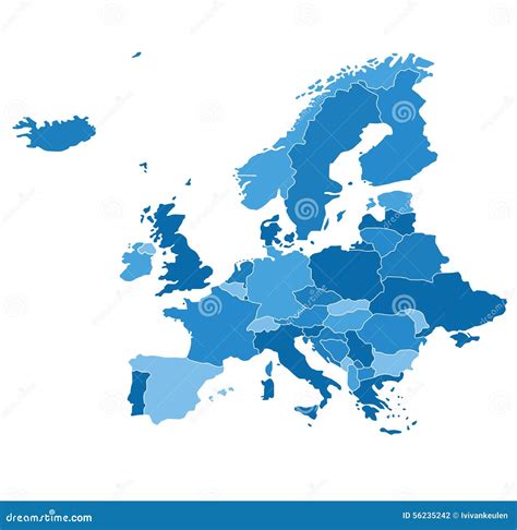Mapa Detallado Europa Del Vector Ilustraci N Del Vector Ilustraci N The Best Porn Website