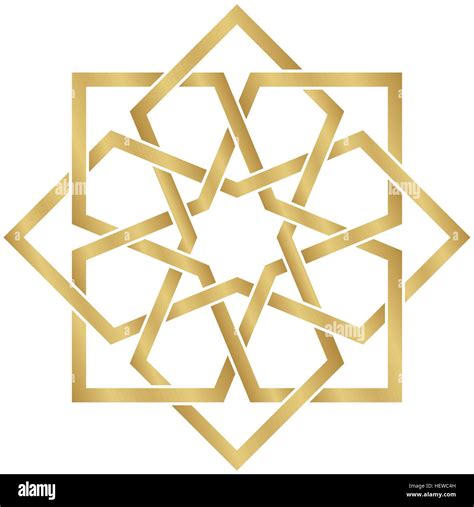 Gold Arabesque Ornament Stock Vector Image And Art Alamy