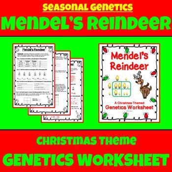 How are punnett squares used in genetics? Christmas Punnett Square Worksheet - Reindeer Genetics (With images) | Genetics, Reindeer ...