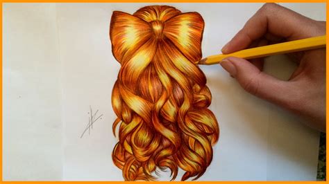 I might change my mind later on, but this stage allows me to see more clearly. Drawing a Bow Hairstyle - YouTube