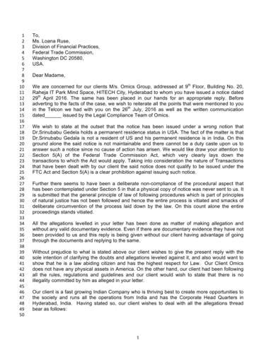 This form is a sample letter in word format covering the subject matter of the title of the form. 5 Sample Reply to Legal Notices