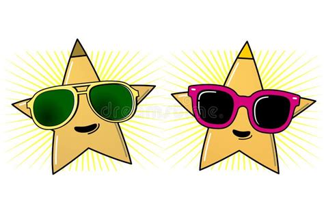 sunglasses and stars stock vector illustration of vacation 14866029