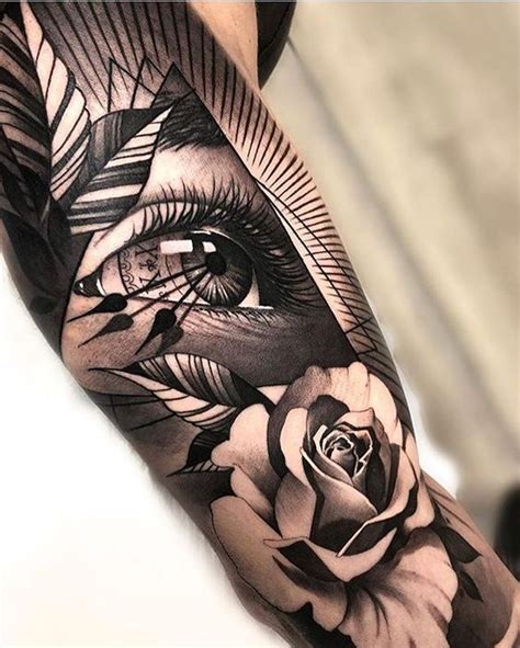 Creating Eye In A Rose Tattoo To Show Off Your Personality