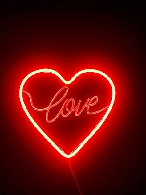 Love Heart Red Neon Sign Mhc Events