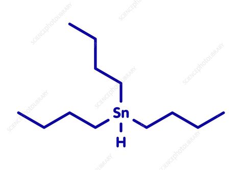 Tributyltin Hydride Molecule Illustration Stock Image F0300428