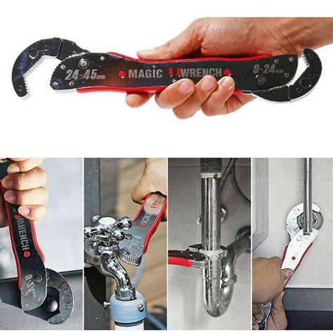 9 45mm Adjustable Magic Wrench Multi Function Universal Spanner