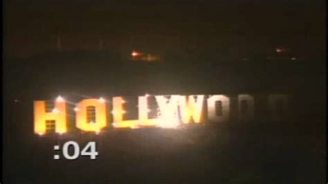 Lighting The Hollywood Sign 2000wmv Youtube