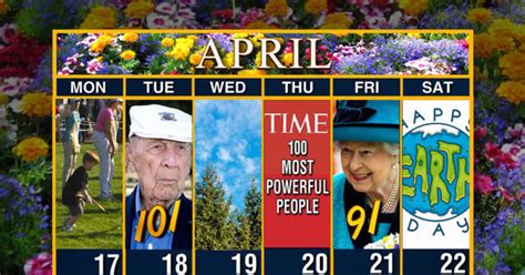 calendar week of april 17 cbs news
