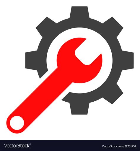 Repair Tools Flat Icon Symbol Royalty Free Vector Image