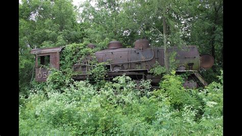 Abandoned Steam Locomotive In Galt Illinois First Person And Drone