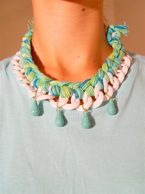 Life As Leah Diy Braided Chain Necklace Really Awesome