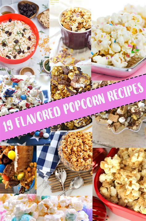 19 Flavored Popcorn Recipes National Popcorn Day Grab Them Now
