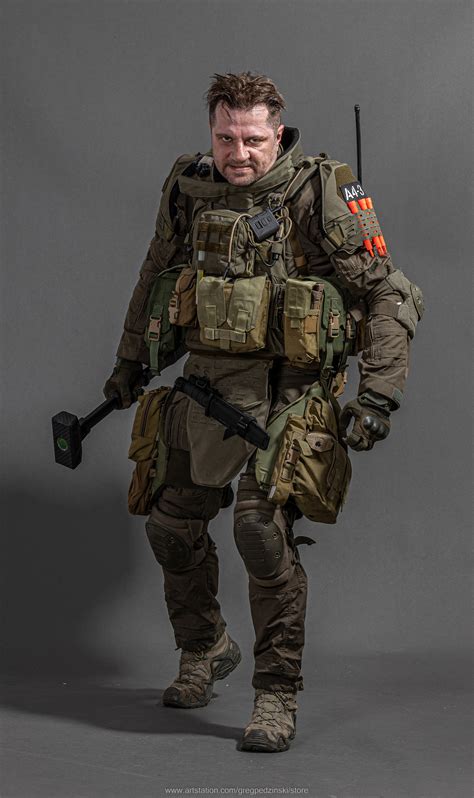 ArtStation - POSE REFERENCE PACK - HEAVY SOLDIER #01 | Resources