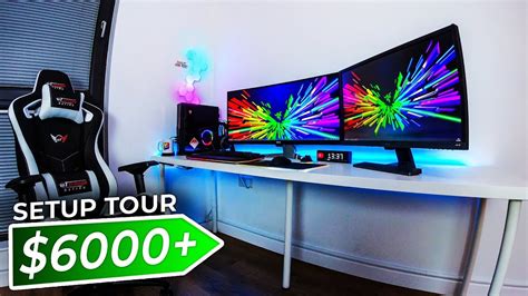 My 6000 Ultimate Gaming Setup Tour 2019 Youtube
