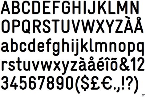Identifont Ll Gravur Condensed Bold