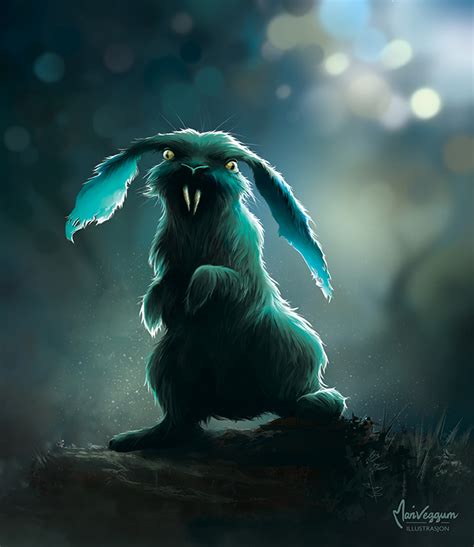 Creepy Bunny By Darsywolf On Deviantart