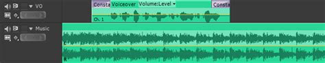Green means playback is performing properly; Adobe Premiere: Adjusting the Volume of a Music Bed