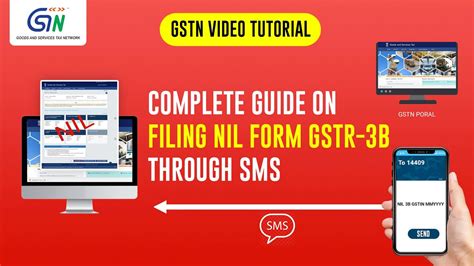 Complete Guide On Filing NIL Form GSTR 3B Through SMS Watch Tutorial