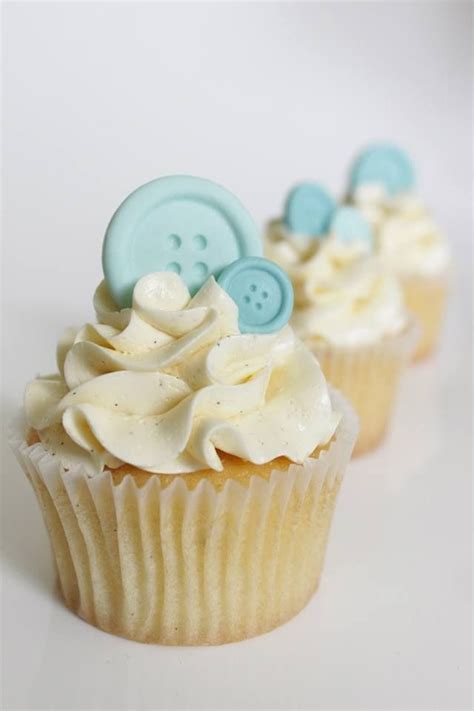 Give your baby shower dessert a theme. Button Cupcakes Made for a Baby Shower these delicious ...