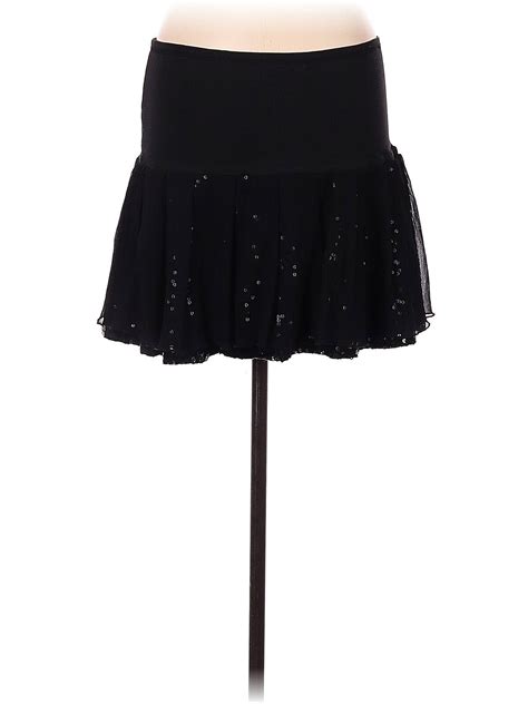Free People Women Black Formal Skirt M Ebay