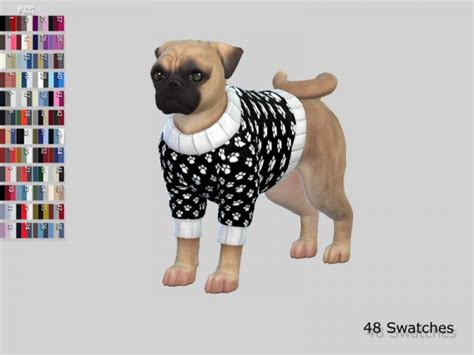 The Sims Resource Burberry Small Dog Sweaters Collection By
