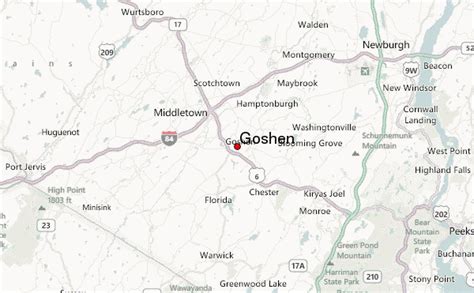Map Of Goshen New York World Map