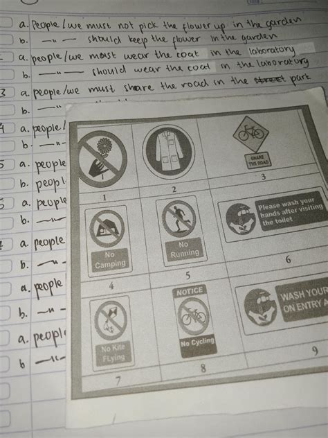 Imperatives ini adalah ungkapan yang digunakan untuk menyuruh orang lain agar melakukan sesuatu, memberikan perintah, memberi saran, membuat. Buat lah kalimat saran dan kewajiban dalam bahasa Inggris ...