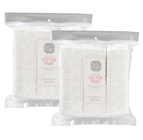 Simply Soft Premium Cotton Pads 100 Pure Natural Lint Free Cotton